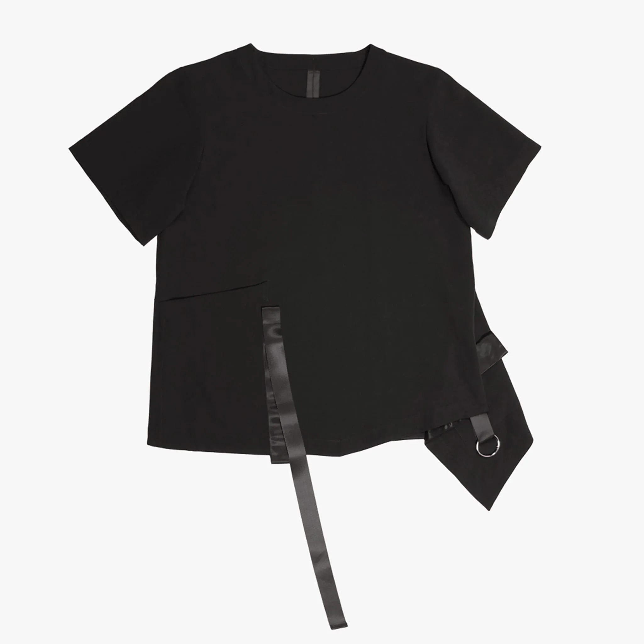 Draping Wide-Sleeve Top