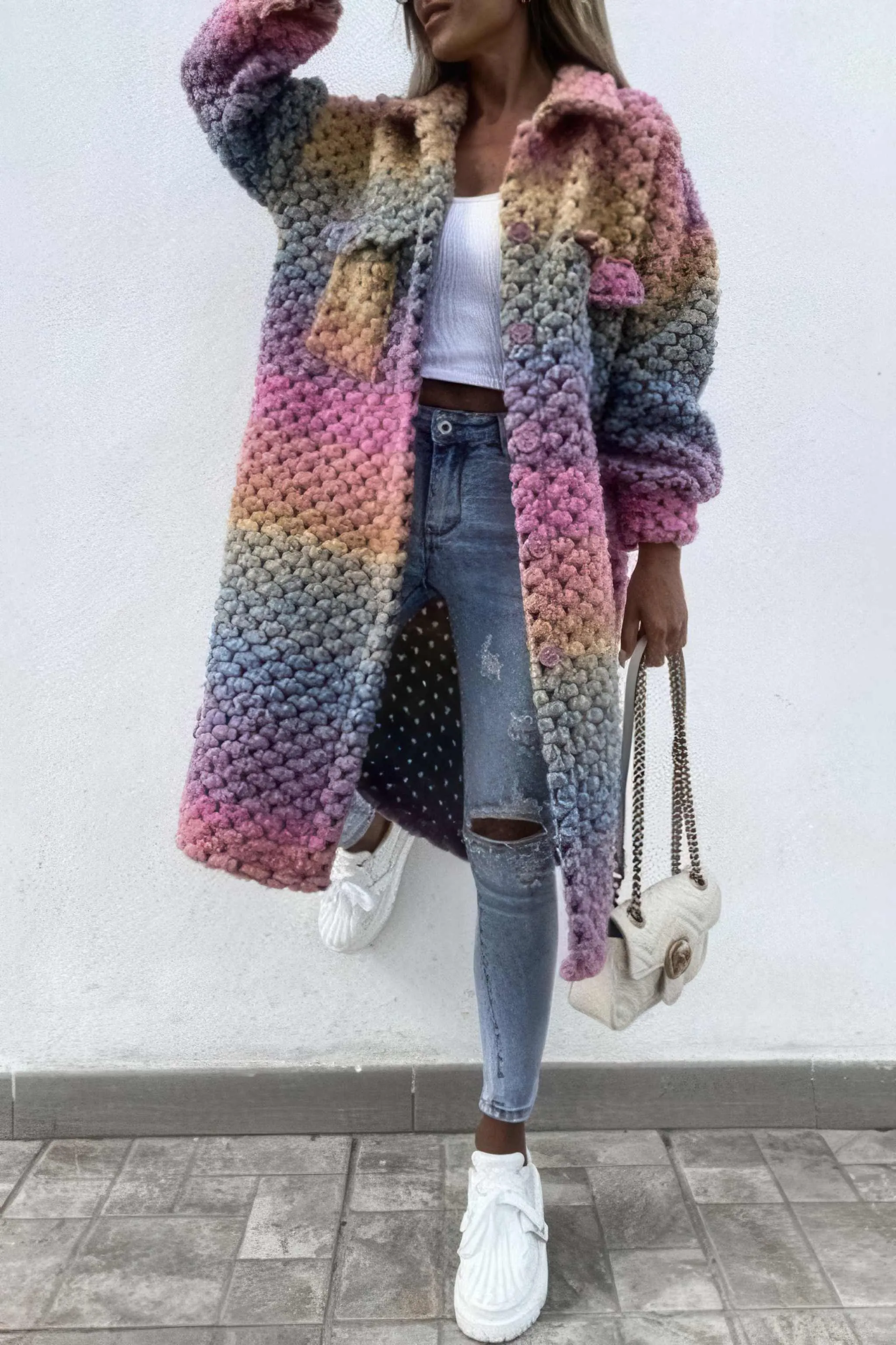Glow Chic's Classic Woolen Coat – Timeless Elegance for Autumn and Winter