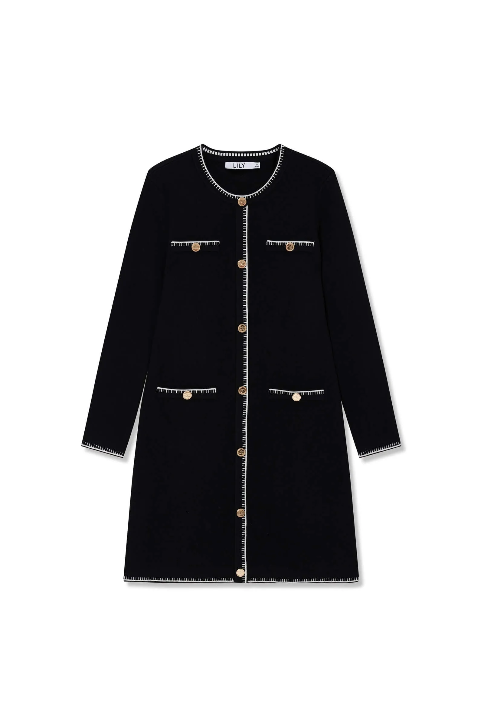 LILY Petite Elegance Knit Dress